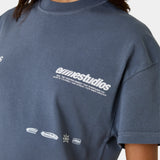 Endless Navy Oversized Tee T-shirts Eme Studios