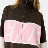Thrill Lollipop Zipper Knit Knitwear eme