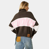 Thrill Lollipop Zipper Knit Knitwear eme