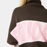 Thrill Lollipop Zipper Knit Knitwear eme