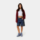 Dual Scratched Denim Shorts Shorts Eme Studios