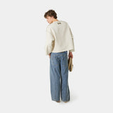 Sade Off Sand Reverse Crewneck Sweatshirts Eme Studios
