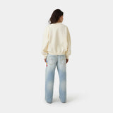 Staple Off Sand Oversized Crewneck Sweatshirts Eme Studios