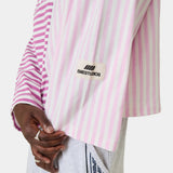 Roguish Fucsia Striped Long Sleeve T-shirts eme