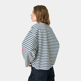 Sade Navy Reverse Crewneck Sweatshirts Eme Studios