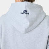 Capri Heather Grey Full Zip Hoodies eme