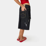 Riviera Raw Denim Shorts Shorts Eme Studios