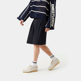Refined Dark Navy Jorts Shorts eme