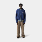 Anon Indigo Zipper Knit Knitwear eme