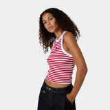 Anny Cherry Striped Tank Top Woman T-Shirts Eme Studios