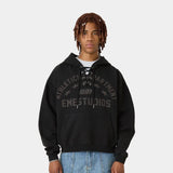 Cord Black Oversized Hoodie Hoodies Eme Studios