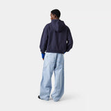 Badge Navy Full Zip Hoodies eme