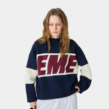 Thrill Navy Master Knit Sweater Knitwear Eme Studios