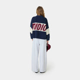 Thrill Navy Master Knit Sweater Knitwear Eme Studios