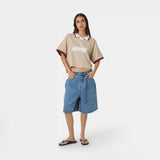 DKT Taupe Short Polo T-shirts Eme Studios