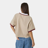DKT Taupe Short Polo T-shirts Eme Studios