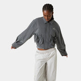 Pipi Grey Jacket Woman Outerwear Eme Studios