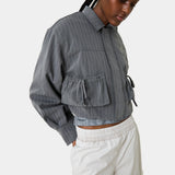 Pipi Grey Jacket Woman Outerwear Eme Studios