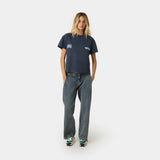 Boundless Navy Oversized Tee T-shirts Eme Studios