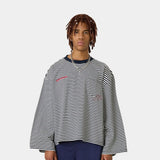 Cedar Navy Striped Long Sleeve T-shirts Eme Studios