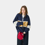 Thrill Mustard Zipper Knit Knitwear eme
