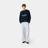 Master Navy Knit Sweater Knitwear eme