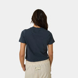 Gossip Navy Tee Woman T-Shirts Eme Studios
