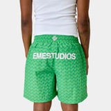 Linkr Green Swim Trunk Swimwear Eme Studios
