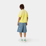 Riviera Blue Denim Shorts Shorts Eme Studios