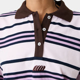 Nina Lollipop Stripped Polo Woman T-Shirts Eme Studios