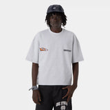 Houndstooh Grey Oversized Tee T-shirts eme