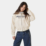 Capri Off Sand Full Zip Hoodies Eme Studios
