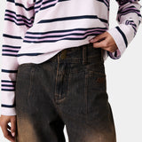 Oribe Bronce Denim Pants Woman Pants Eme Studios