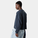 Basic Navy Long Sleeve T-shirts eme