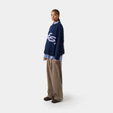 Bryss Navy Knit Sweater Knitwear eme