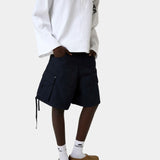 Carrier Navy Cargo Jorts Shorts Eme Studios