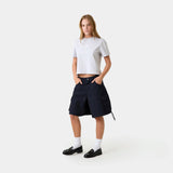 Carrier Navy Cargo Jorts Shorts Eme Studios