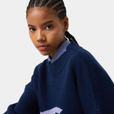 Bryss Navy Knit Sweater Knitwear eme