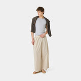 AGL Cream Wide Pants Pants Eme Studios
