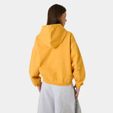 Keeper Mustard Cropped Boxy Full Zip Hoodies Eme Studios