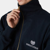 Serv Navy Full Zip Crewneck eme