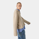 Swan Baggy Knit Sweater Knitwear eme
