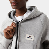 Groovy Heather Grey Neoprene Jacket Hoodies eme