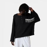 Selection Henley Shadow Long Sleeve T-shirts Eme Studios