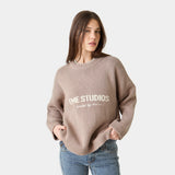 Master Muddy Brown Knit Sweater Knitwear eme