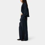 Tide Navy Tailored Pants Pants Eme Studios