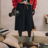 Jayde Navy Striped CSWT Shorts Shorts Eme Studios