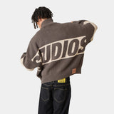 Thrill Falcon Zipper Knit Knitwear eme