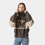 Thrill Falcon Zipper Knit Knitwear eme