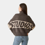 Thrill Falcon Zipper Knit Knitwear eme